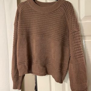 New with tags! From target - brown knitted sweater. So comfy